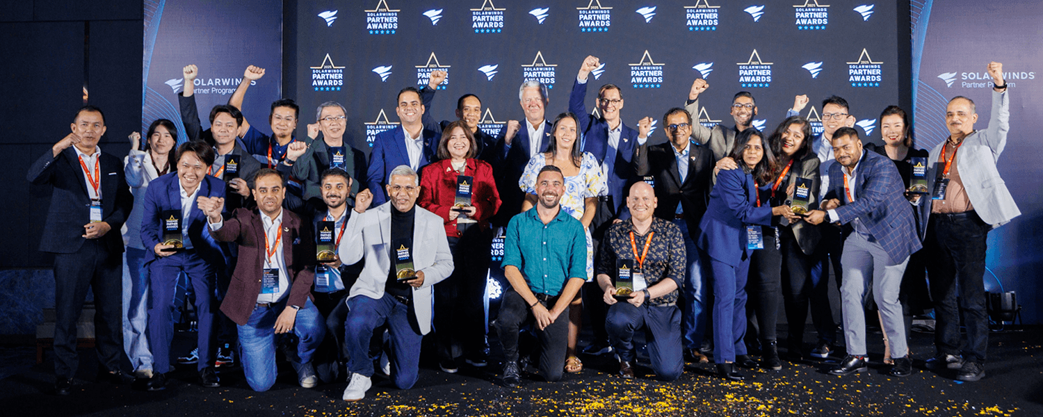 SolarWinds partner of the year award 2025