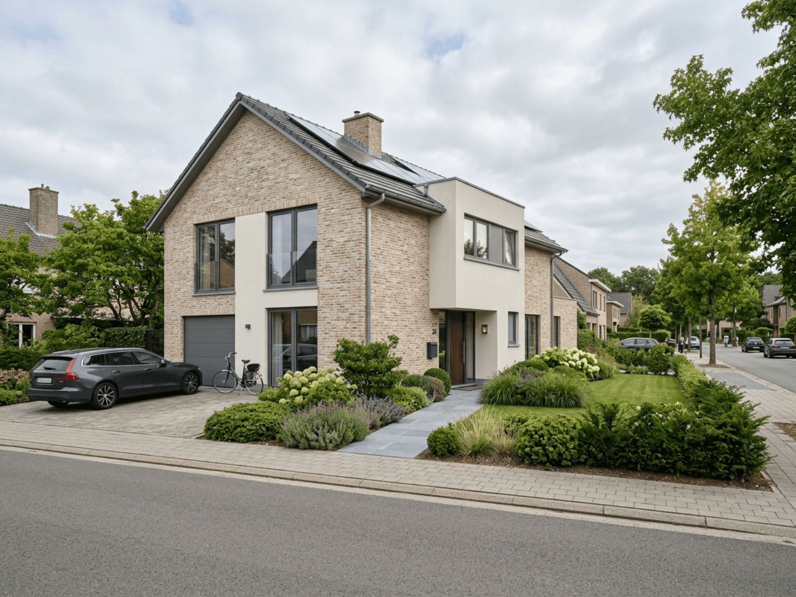 maison rénovée en Belgique