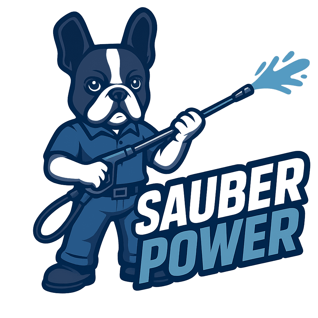 A person in a casual outfit is vacuuming a carpet in a bright, modern living room.