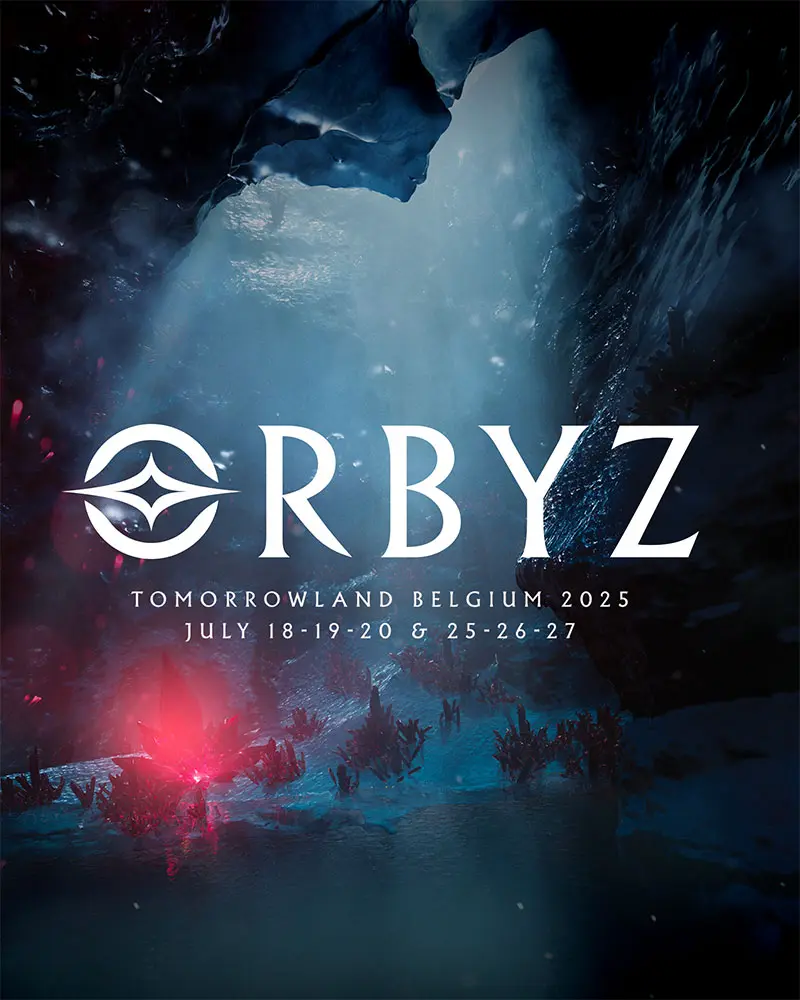 Tomorrowland 2025 Orbyz New Theme Visual Teaser Poster