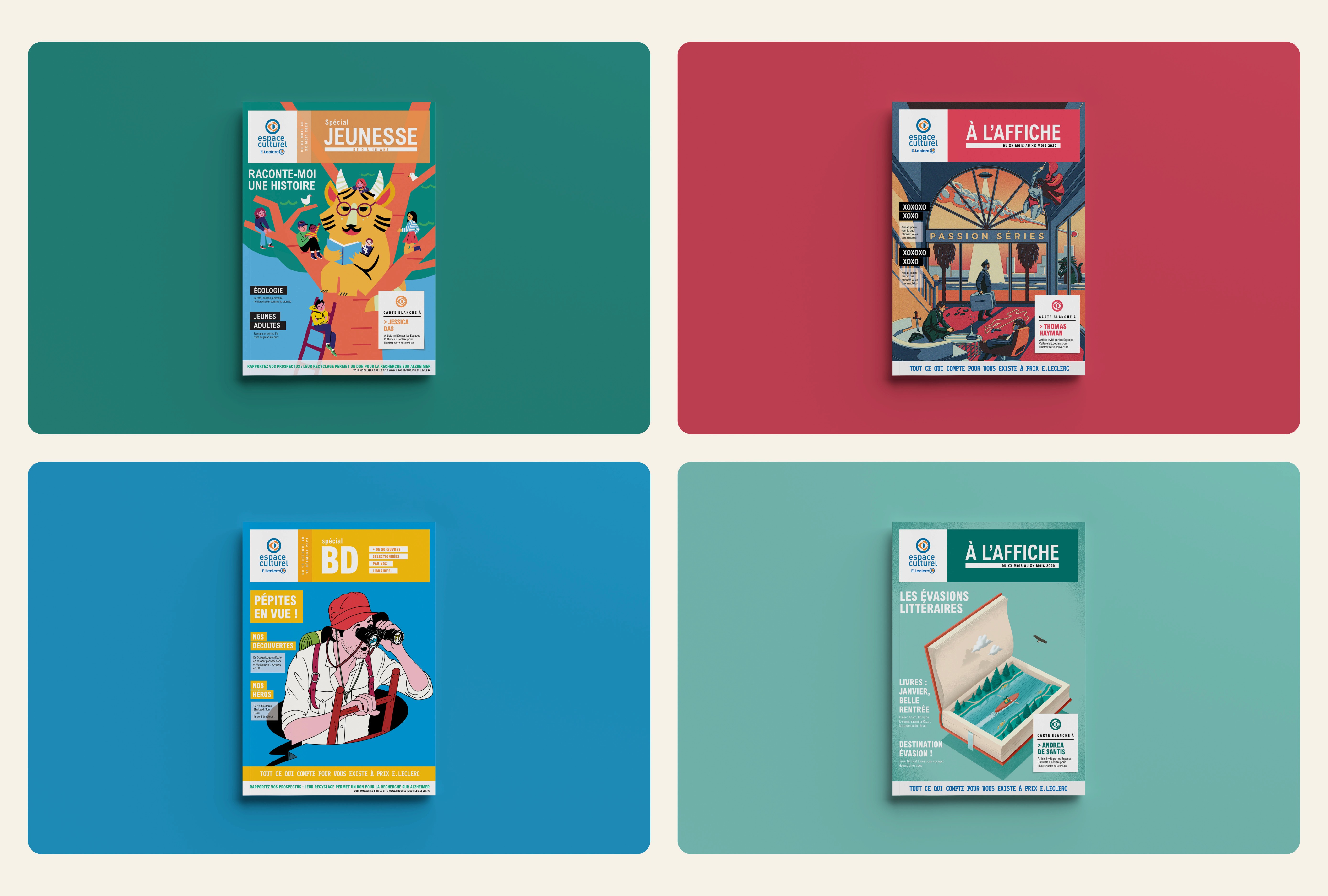 Identité visuelle et direction artistique pour catalogues imprimés par Madora Studio