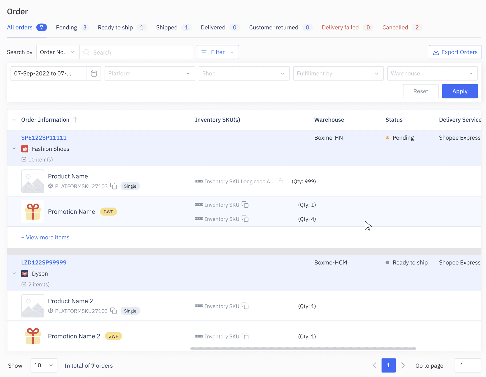 An image of Freelio's project ui