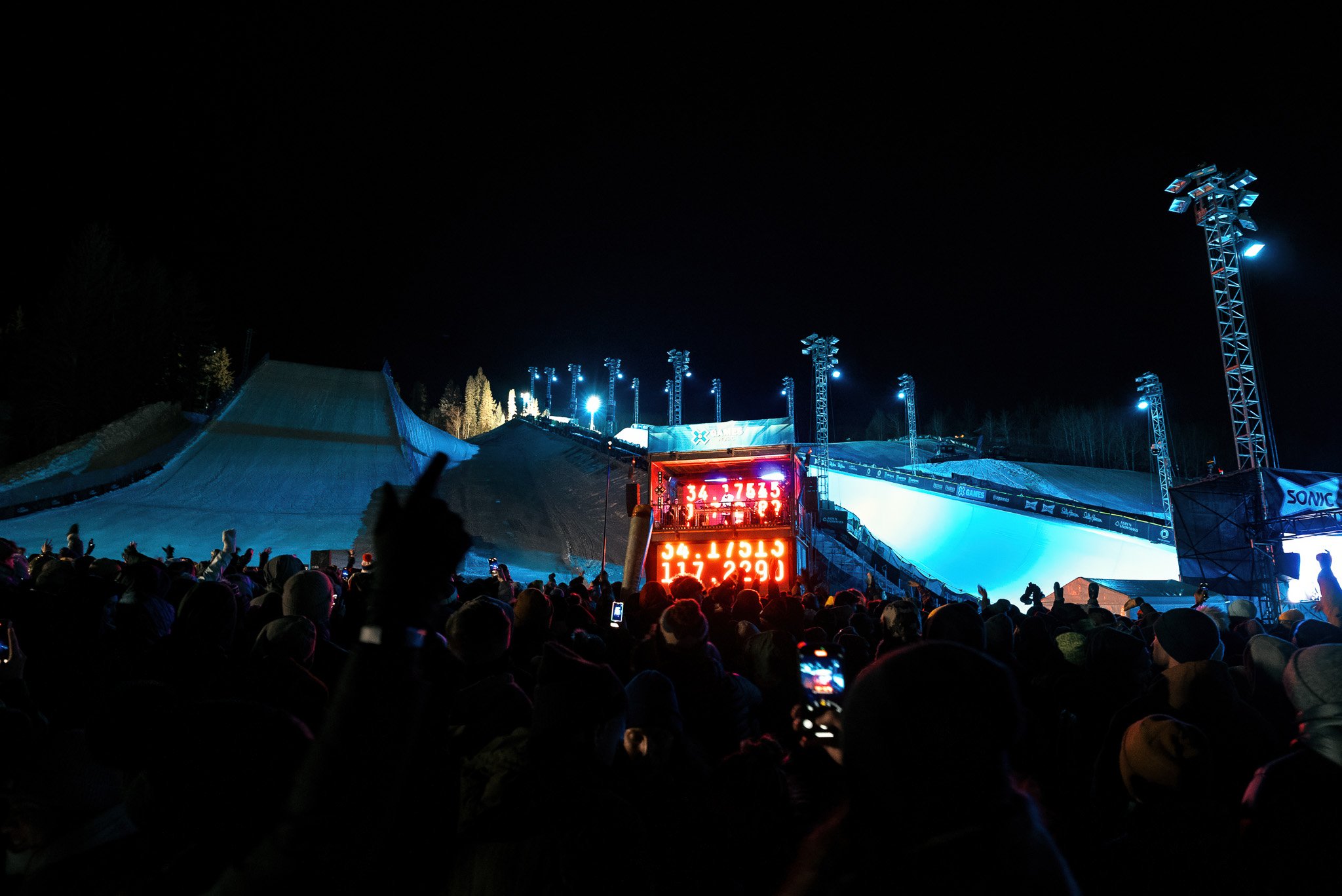 Imagery Showing off the X Games 2025 in Aspen