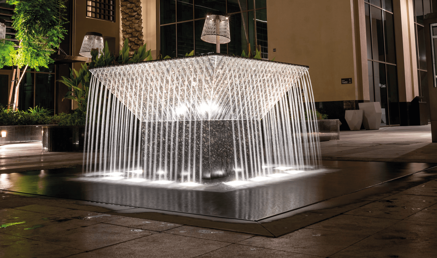 architectural water feature 