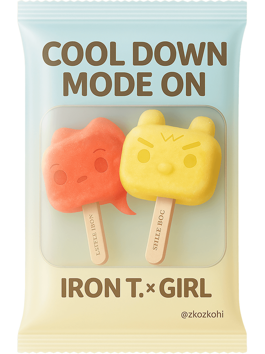 iront girl popsicle
