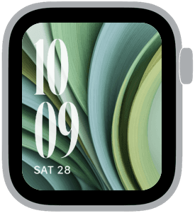 wind lines Apple Watch face preview 3 featuring abstract, gradient, modern, and spring.