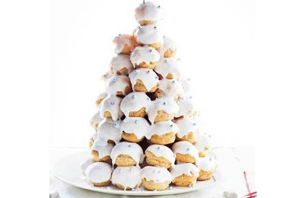 Creampuff chocolate tower