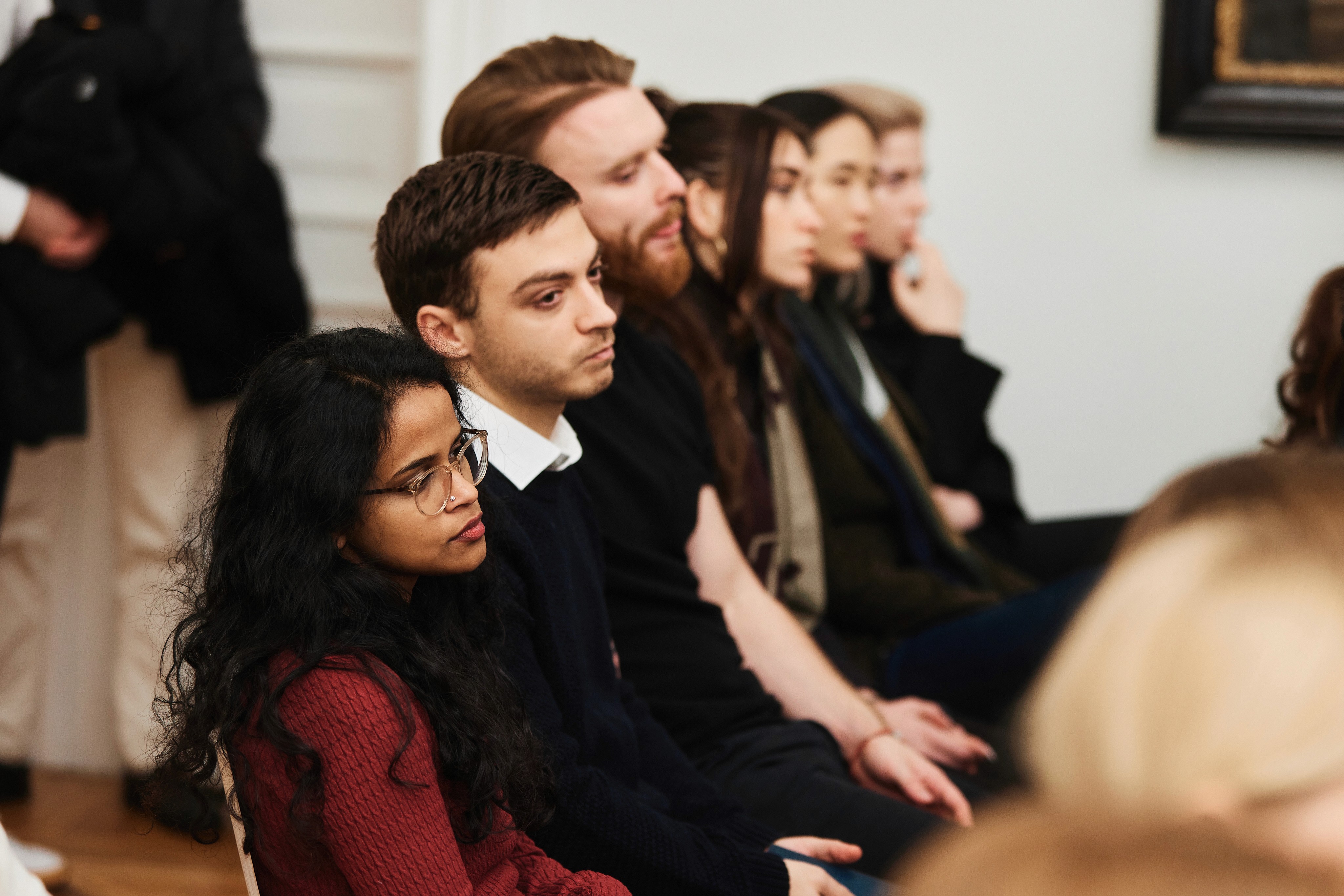 Students listening to Mag. Roland Schöbel, Partner and Member of the Territorial Leadership Team at PwC Austria 