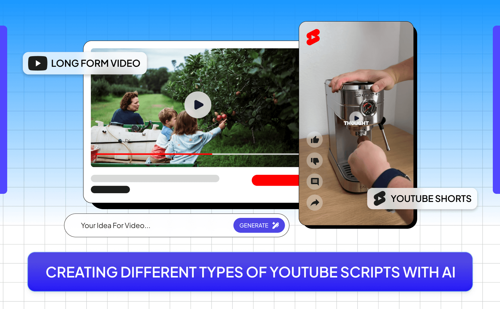 Creating different types of Youtube scripts with AI