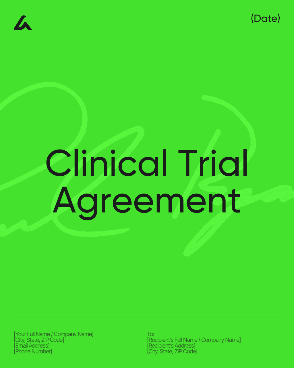 Clinical Trial Agreement