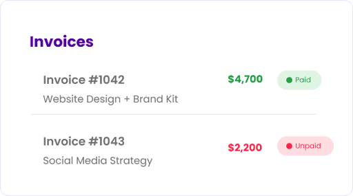 Cashflowy Invoices Card Picture
