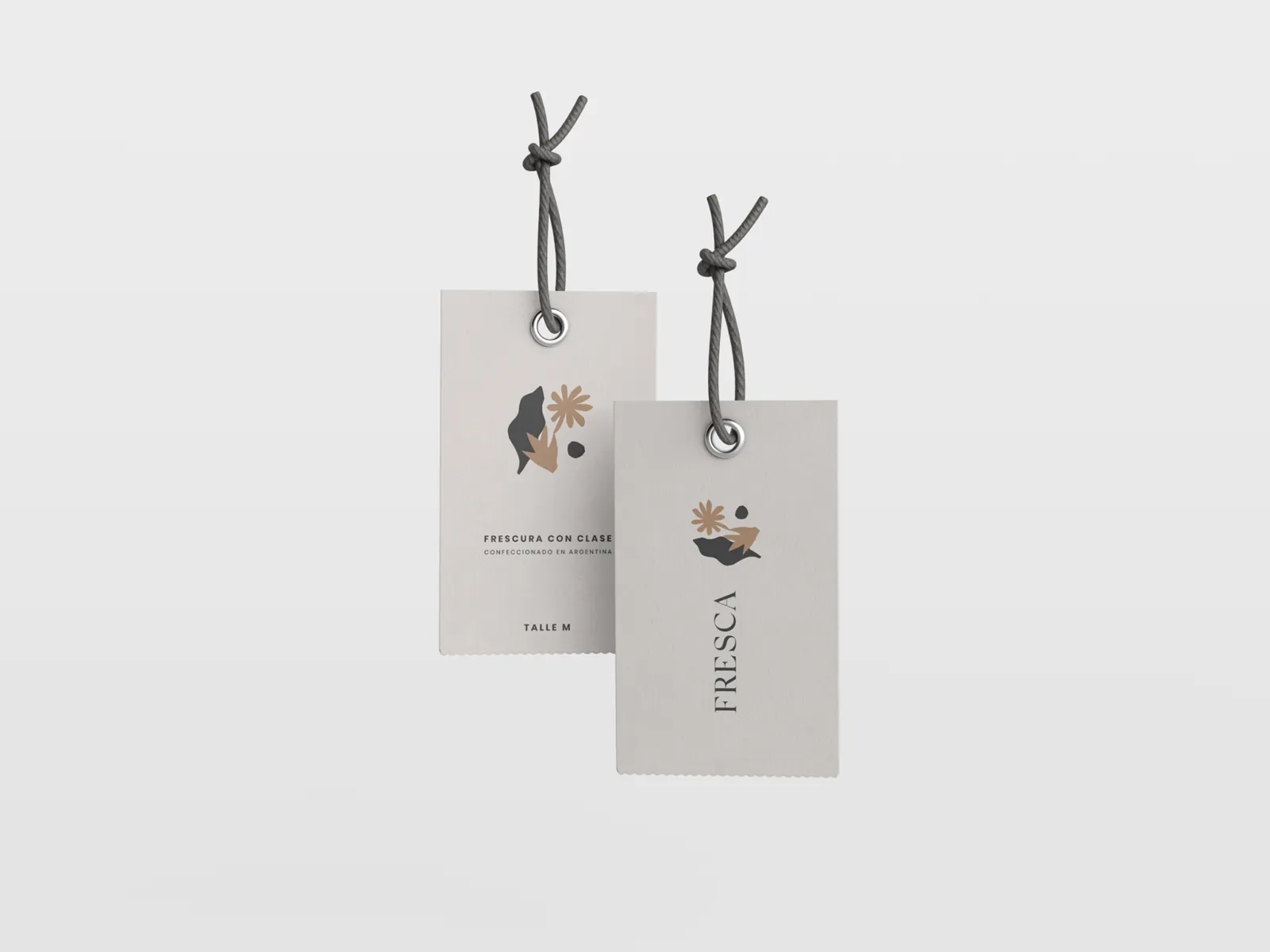 Hang Tag and print material design for Fresca by Juli Gomex design and branding