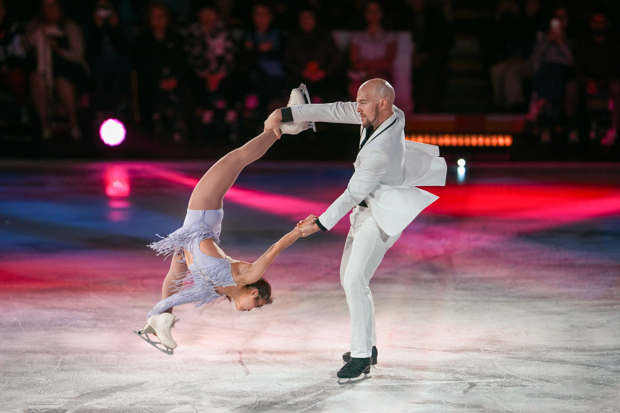 Alyssa Liu and Olympic crew perform in chicago at the All state Arena in Ice Skating Perfection