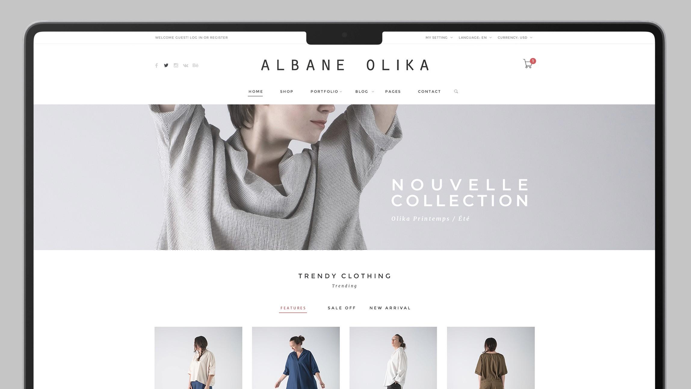 Albane Olika site
