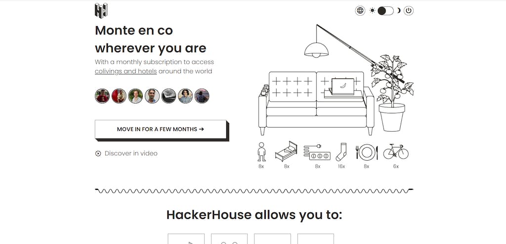 Hackerhouse is a no code flatshare app that was built on Bubble.io