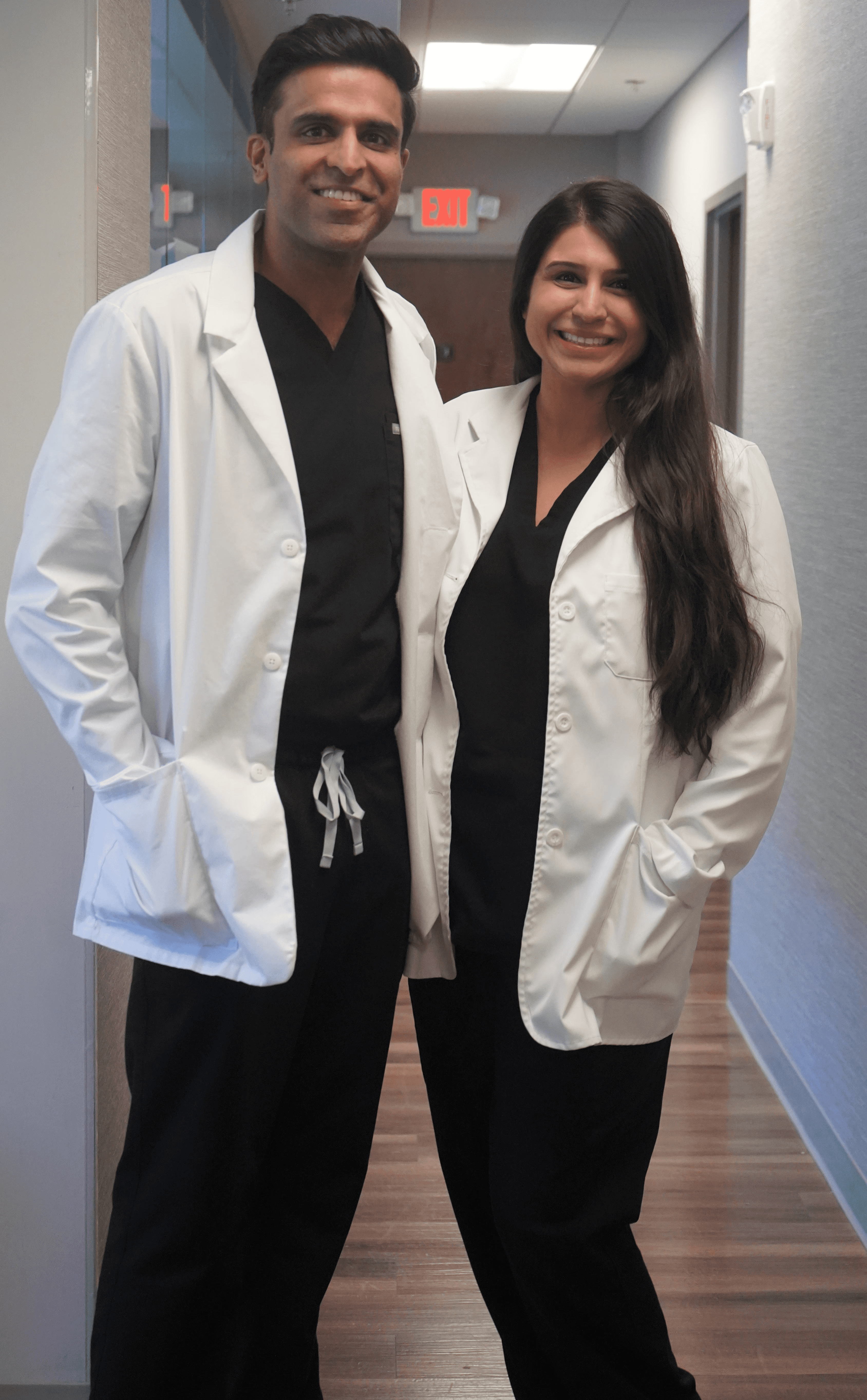Dr. Raheel and Dr. Natasha