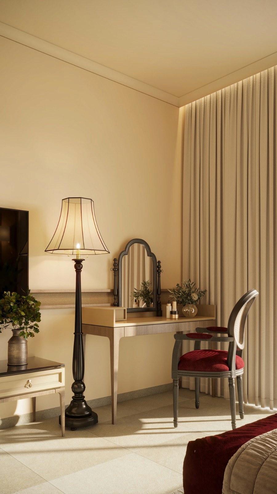 Image of Futuristic dining area