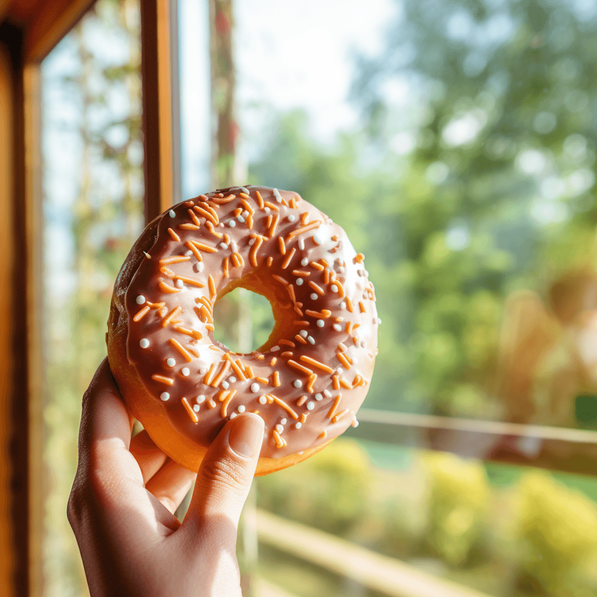 brown nuts and star cookies