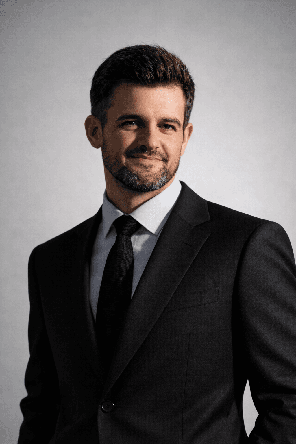 Portrait of portfolio creator – front view
