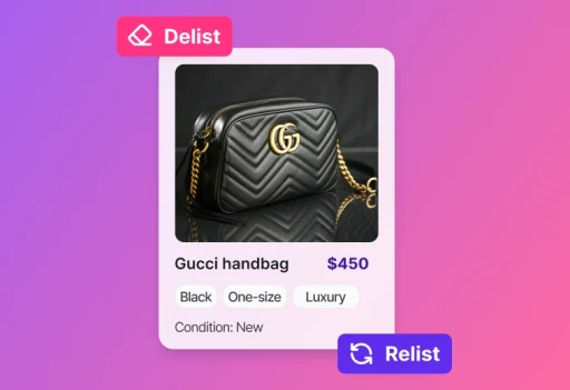 Delist & Relist Feature