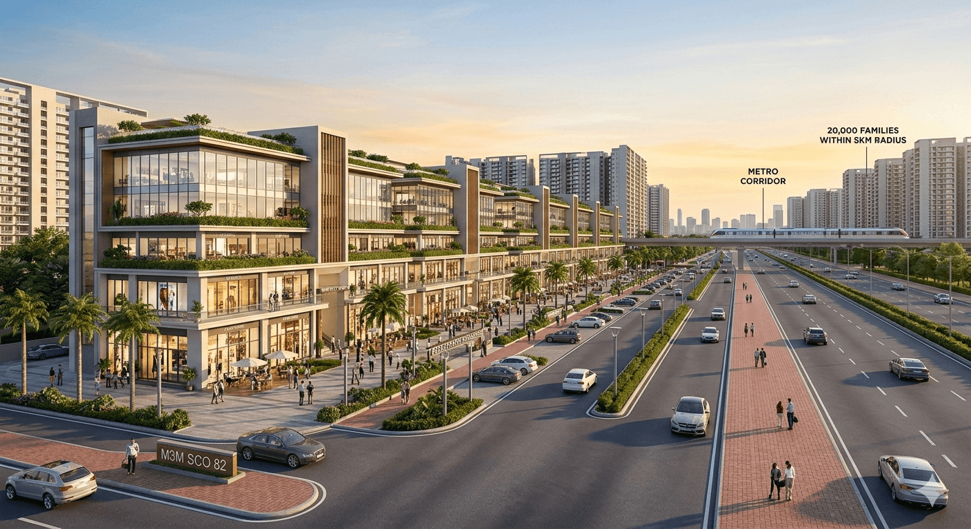 M3M SCO 82 at Sector 82, Gurugram