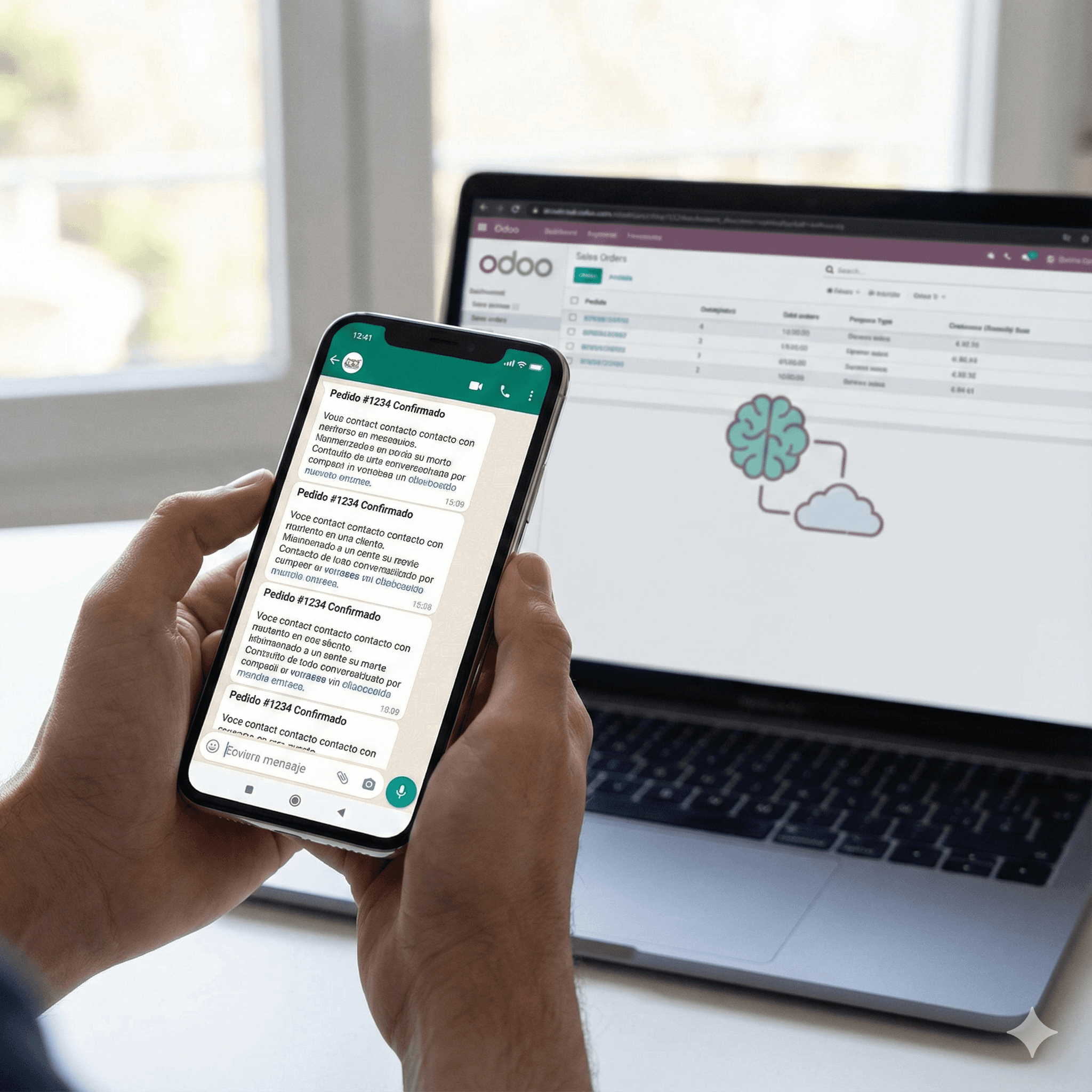 gestion de pedidos con ia en oddo