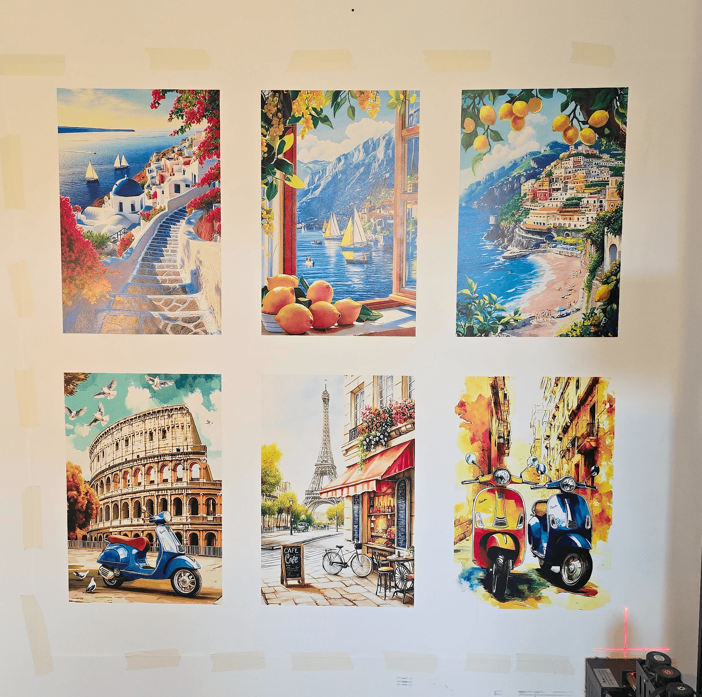 Single tree in a field with light rays.