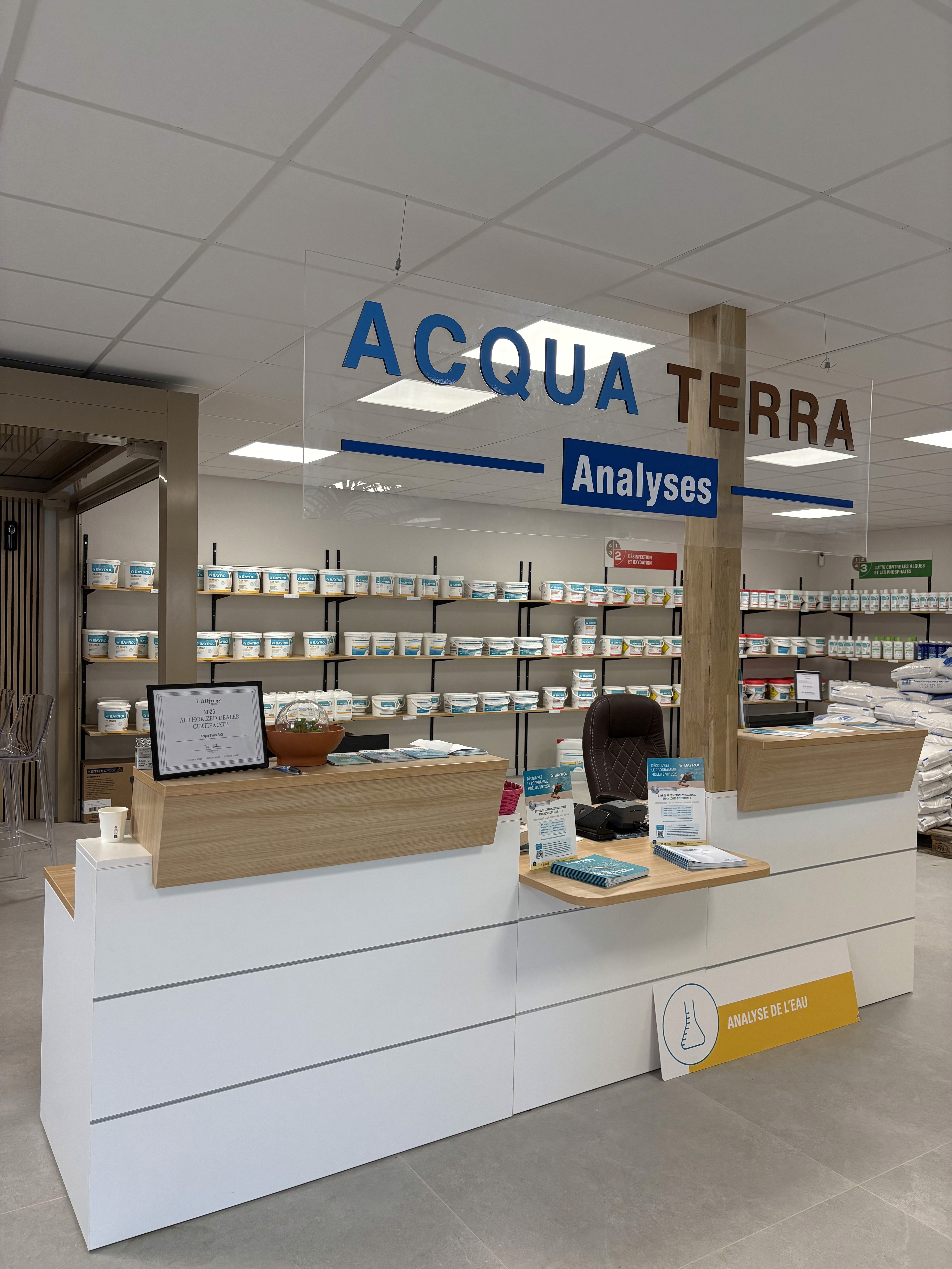 Magasin de produits pour piscine à Hirsingue dans le Haut-Rhin