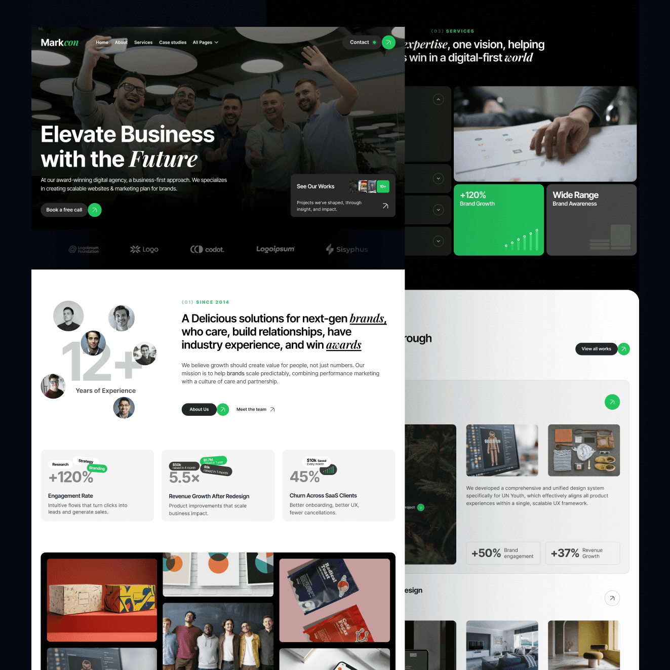 framer marketing agency template