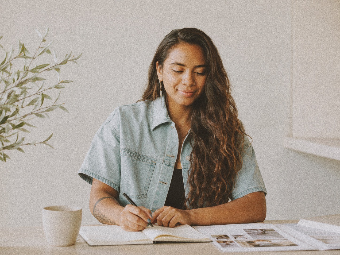 Editorial studio portrait