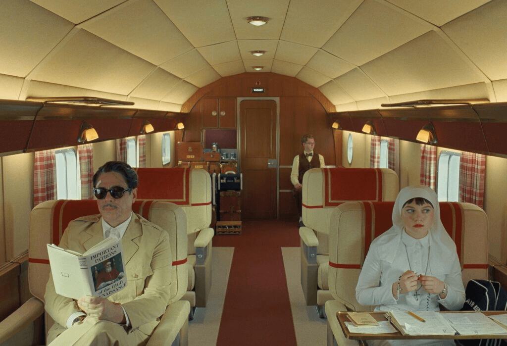 Wes-anderson-the-phoenician-scheme-airplane-scene-ayon-vfx-pipeline