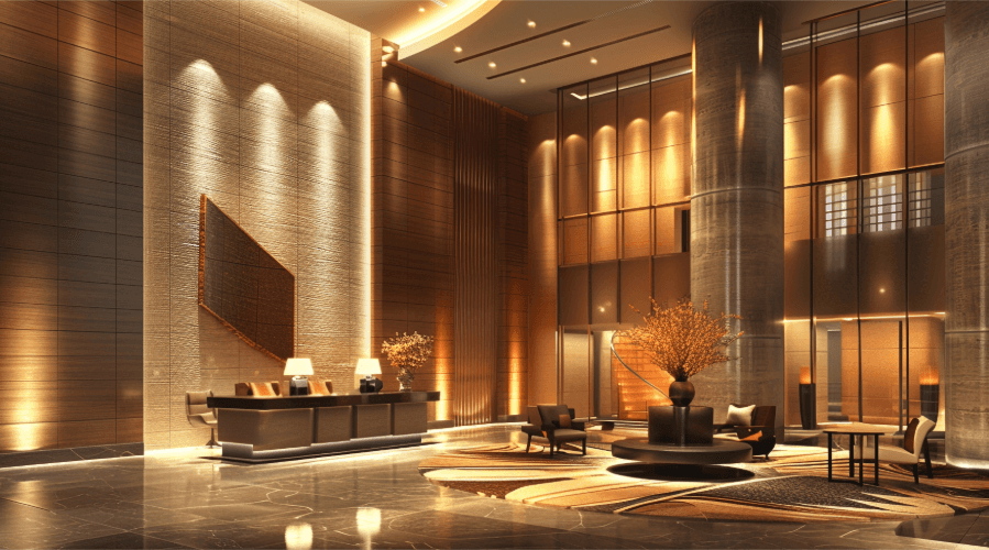 Hotel lobby