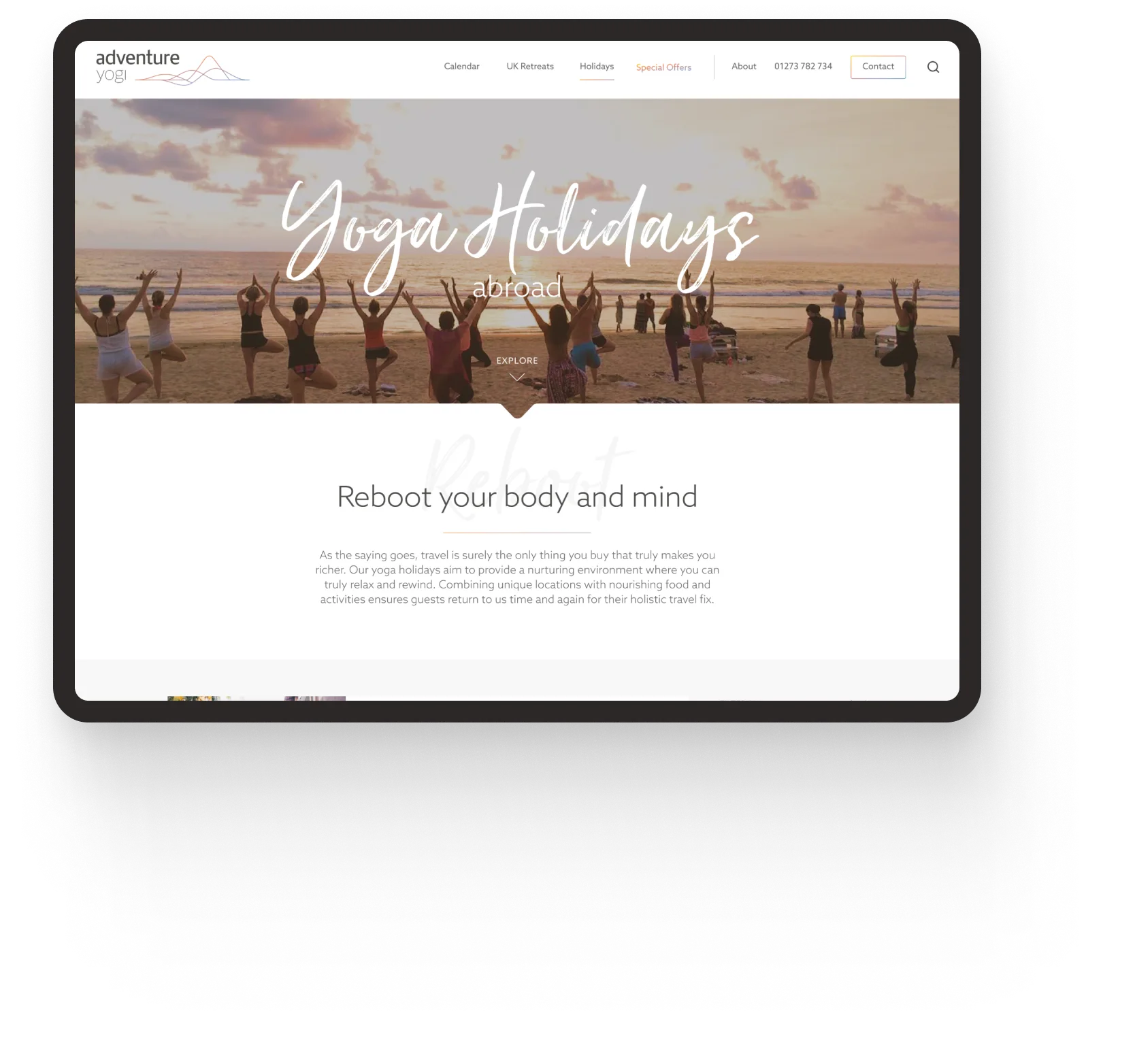 Adventure Yogi Website