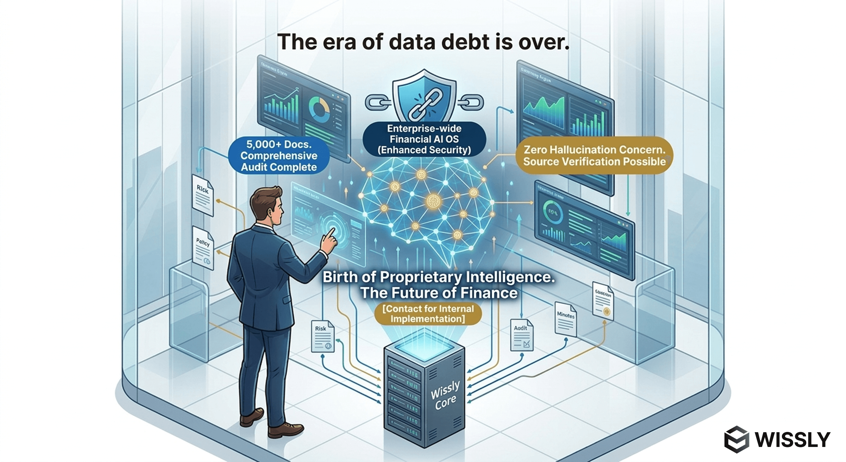 The Final Step of AI Adoption in Financial: Building an Intelligent OS within a Secure Private Space