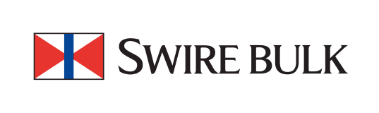 Logo of Swire Bulk, featuring a red and blue flag design alongside the company name in bold letters.