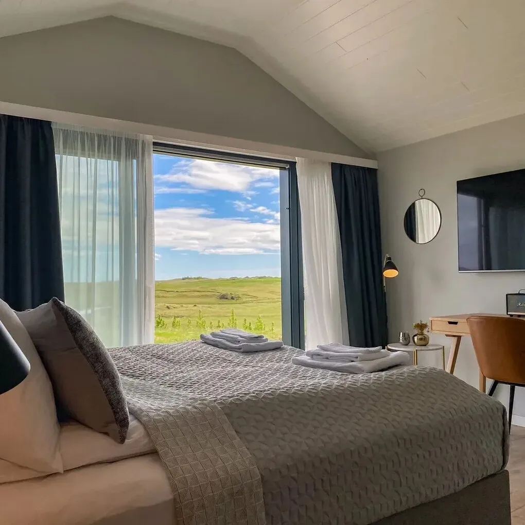 Double or Twin Room Interior View at Magma Hotel