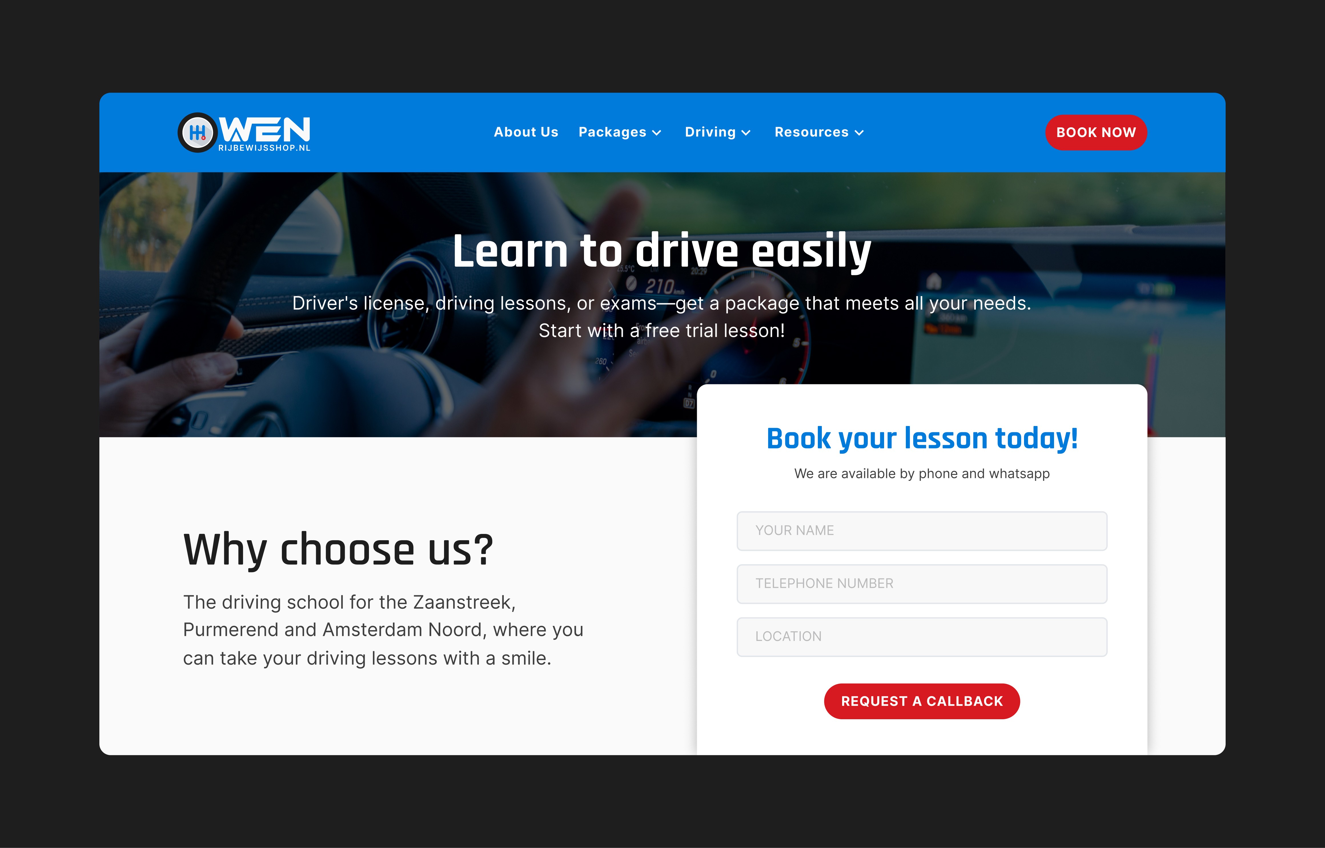 Hero Section Web Design