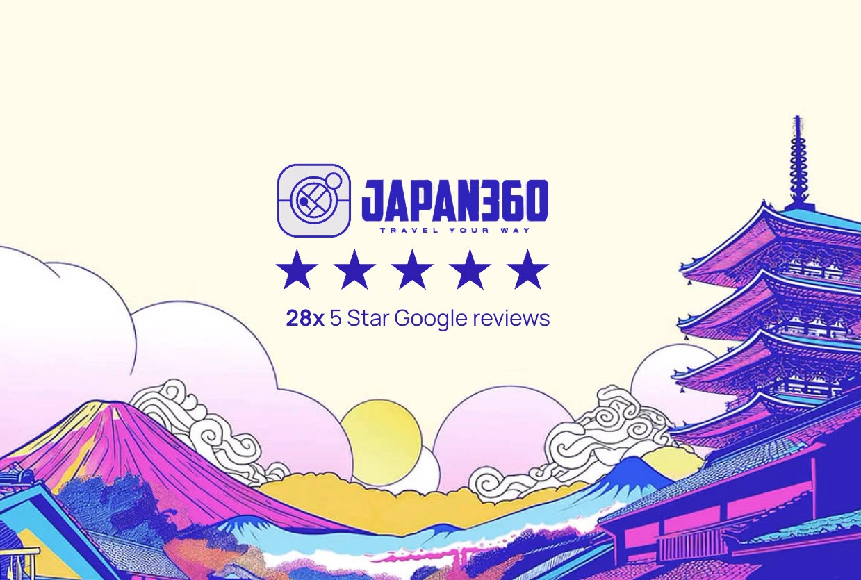 Japan360 has 28 5 star reviews for boing great at what they do