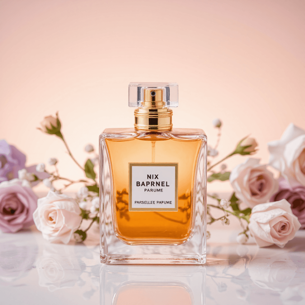 product photography of perfume