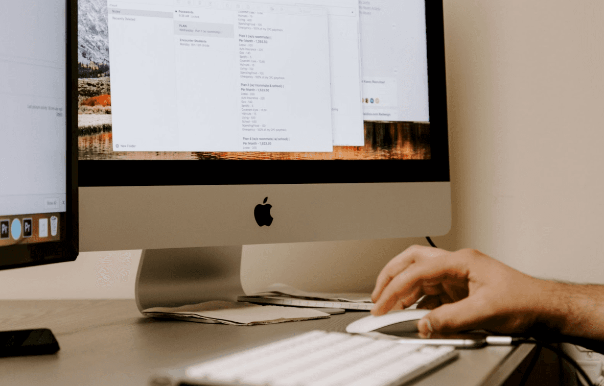 SEO workflows and newsletters on a PC