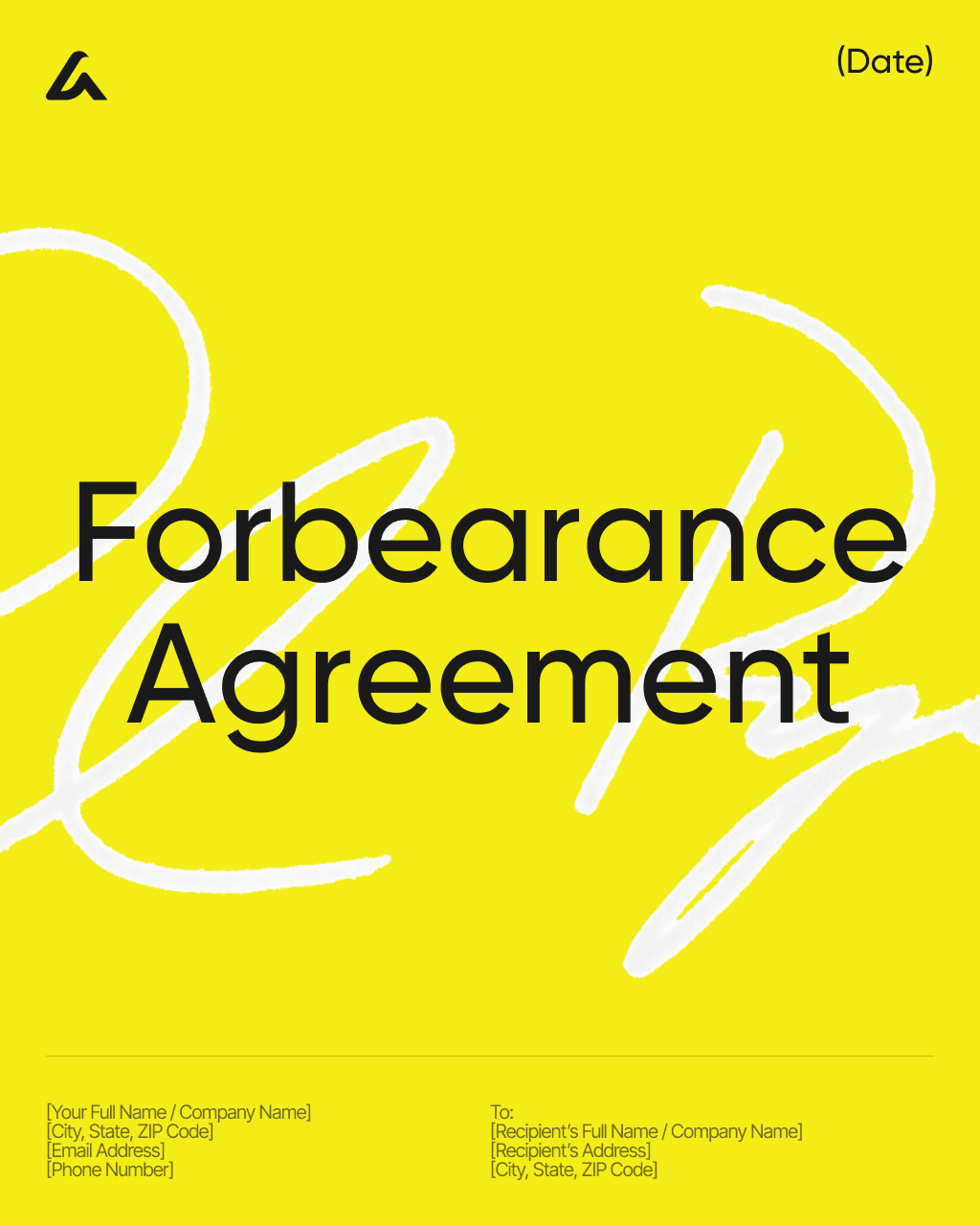 Forbearance Agreement