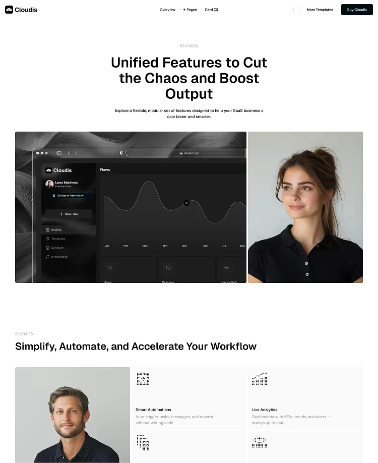 SaaS Framer Template