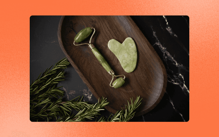 Product photo of face cleaning stone products.