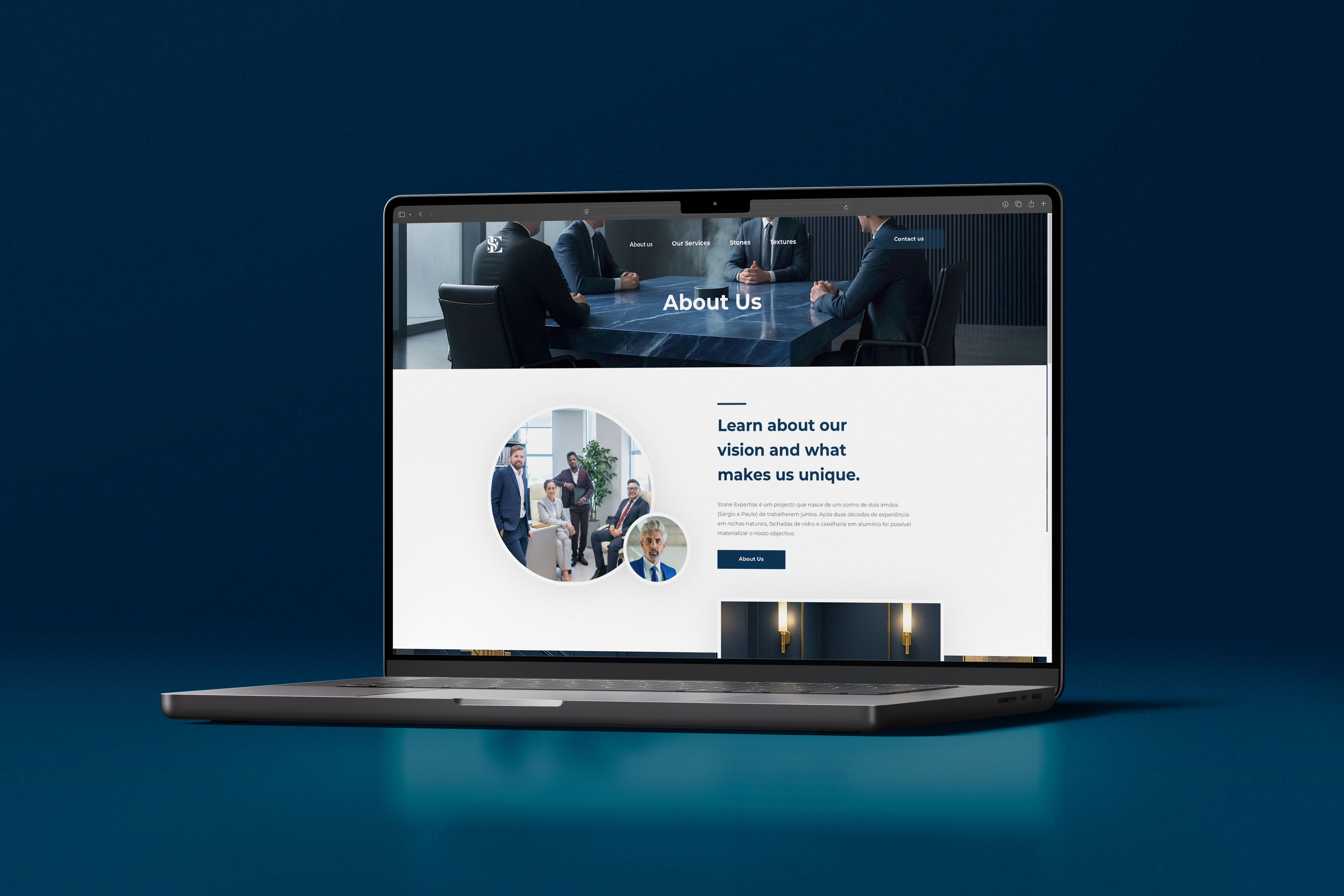 Brand identity stationery for Plenum Pilates Studio including invitation card, envelope and business card with elegant minimalist design.