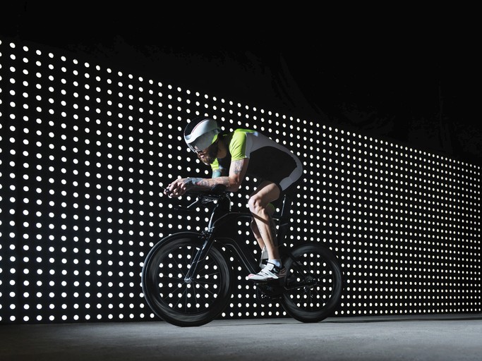 person about to lift the barbel