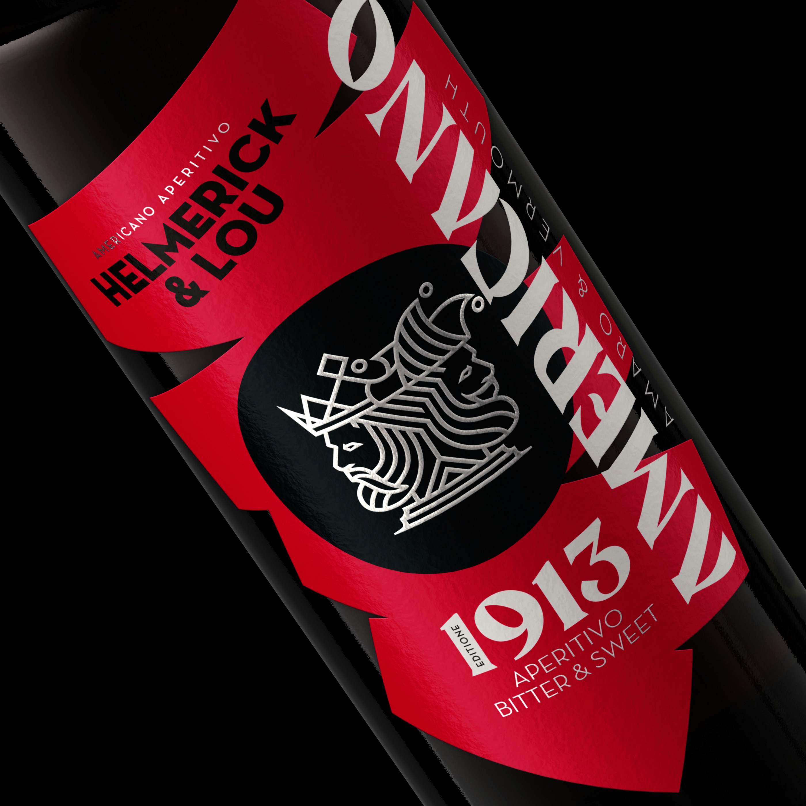 Helmerick & Lou Americano 1913 Label Design – Packaging Design von Studio Felix Ernesti