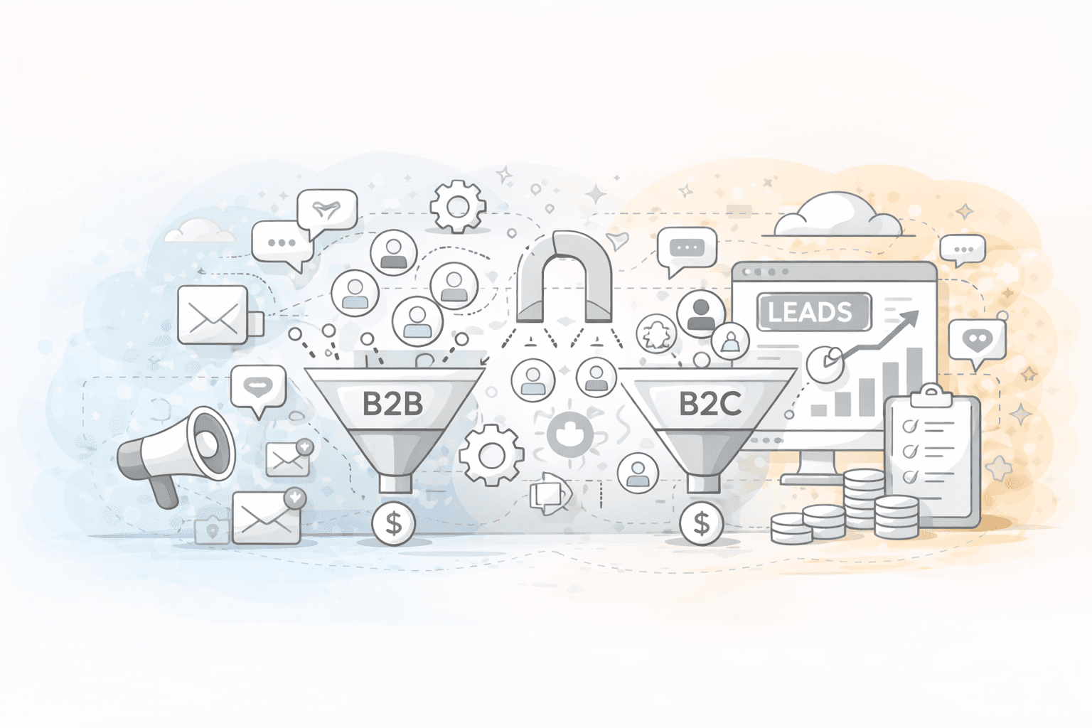 B2B- und B2C-Leadgenerierung