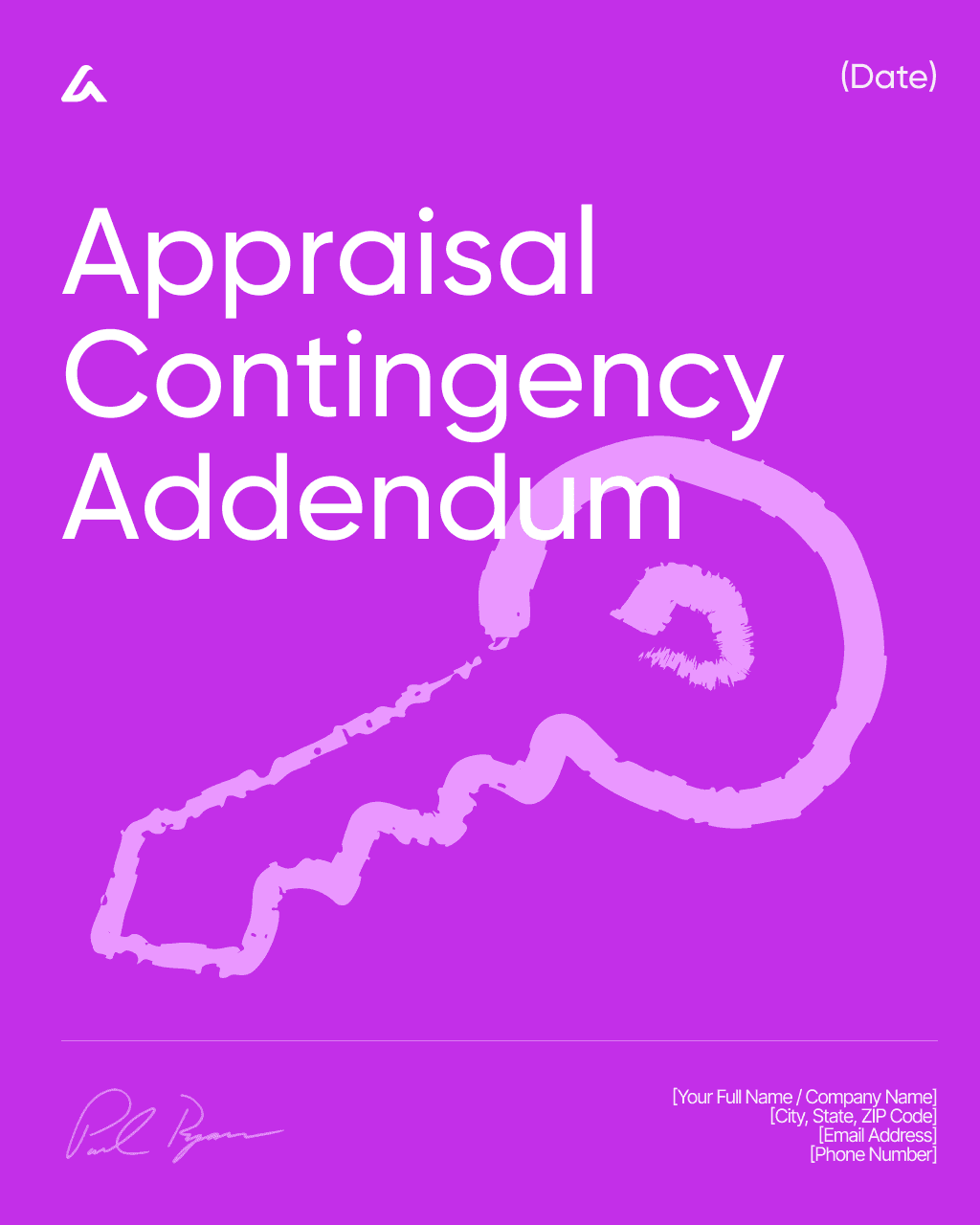Appraisal Contingency Addendum