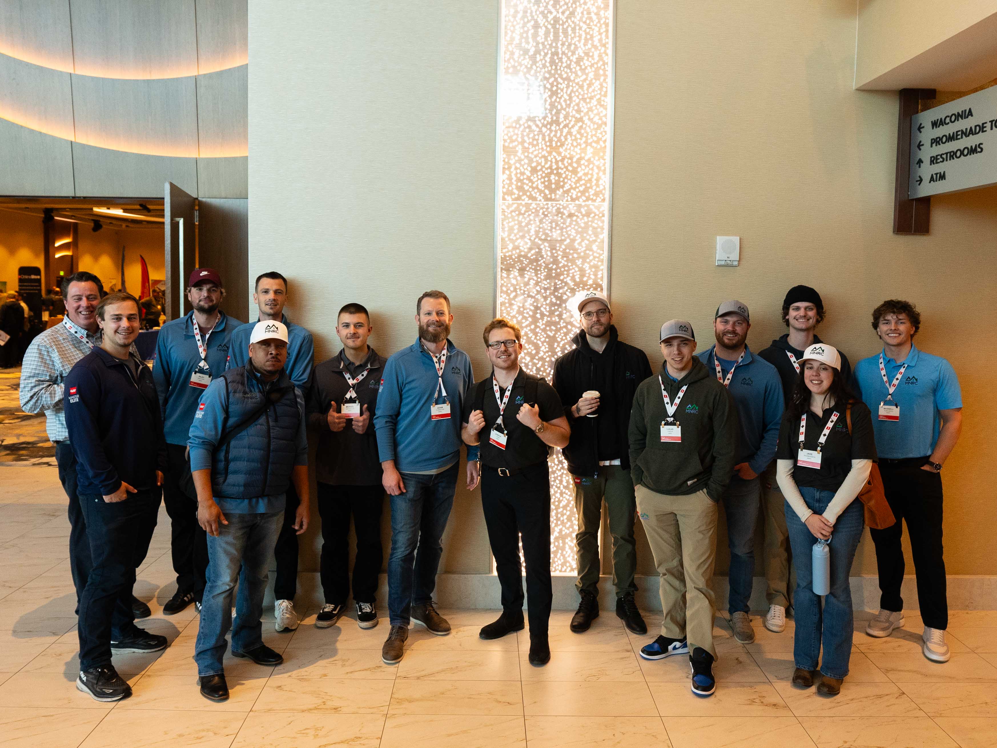 MNRC team and completed exterior restoration work