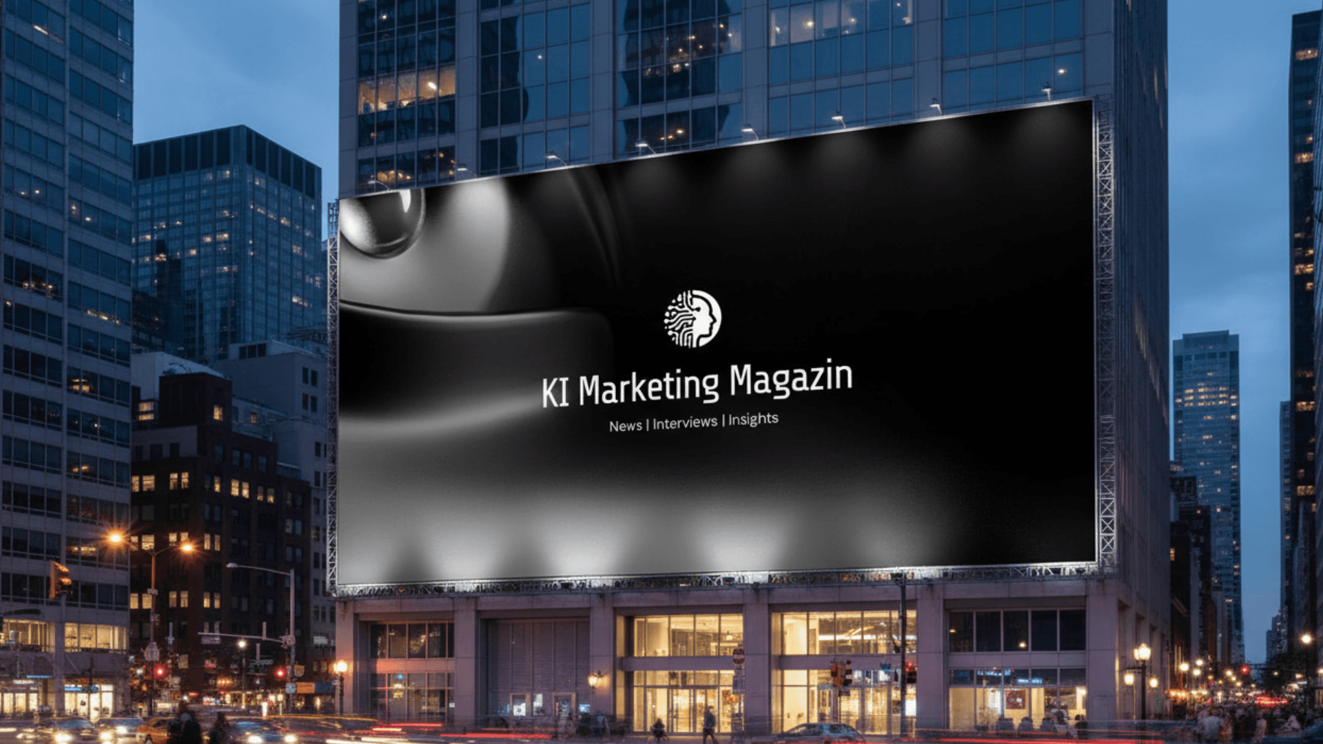 Landing Page der Website KI im Marketing